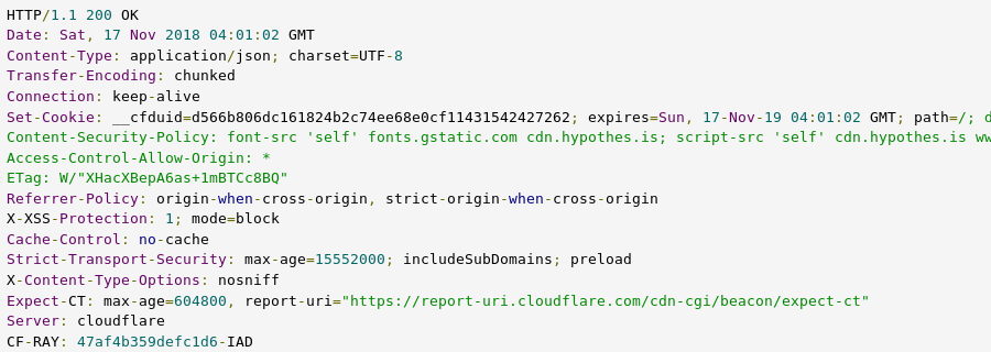 An HTTP response header from Hypothes.is