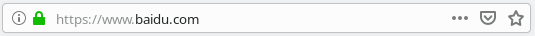 Firefox address bar: HTTPS