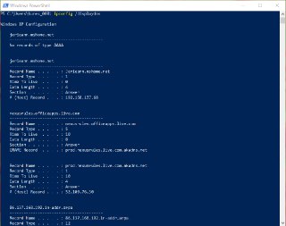 The DNS cache