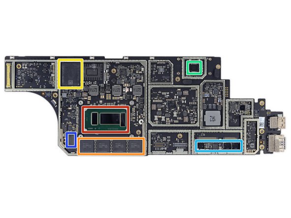 Microsoft Surface Laptop (2017) mainboard